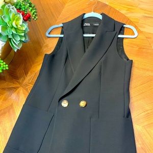 Black Zara Vest - like new!